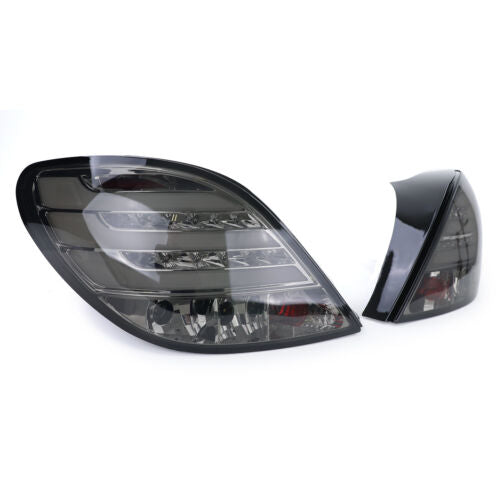 LED Rear Lights Lightbar Clear Glass Black for Peugeot 207 from 06