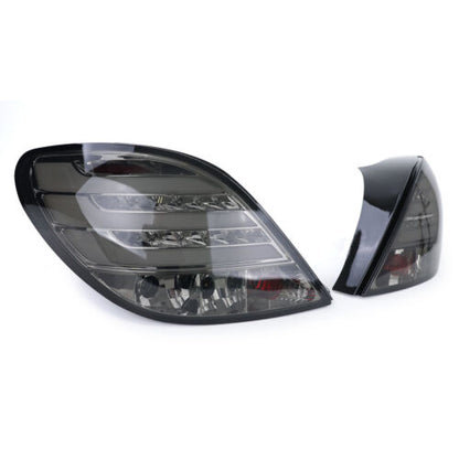 LED Rear Lights Lightbar Clear Glass Black for Peugeot 207 from 06