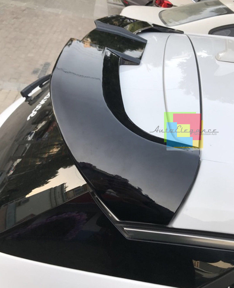 ALETTONE NERO IN ABS SPOILER POSTERIORE SUL TETTO PER OPEL ASTRA K 2015-2018 AUTOELEGANCERICAMBI