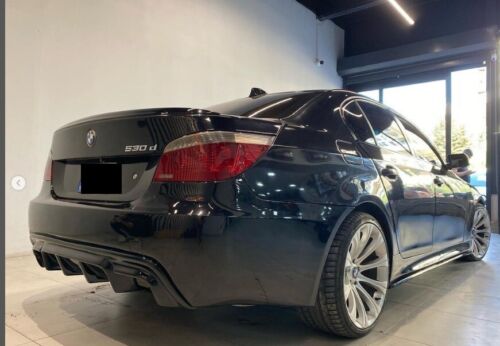 DIFFUSORE M5 TUNING LOOK BMW SERIE 5 E60 E61 03-07 NERO LUCIDO