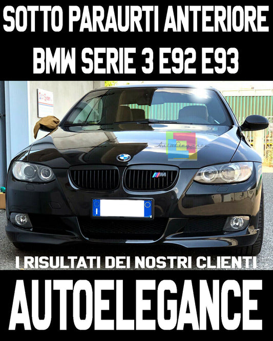 BMW SERIE 3 E92 E93 COUPE CABRIO 06-10 SPOILER SOTTO PARAURTI ANTERIORE DESIGN M AUTOELEGANCERICAMBI