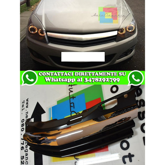 OPEL ASTRA H GTC TWINTOP 2005-2010 GRIGLIA ANTERIORE CROMATA LOOK TUNING