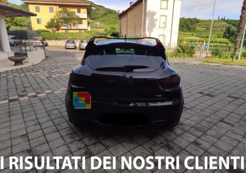 RENAULT CLIO 4 MKIV 2012-2019 SPOILER POSTERIORE TETTO LOOK SPORTIVO RS ALETTONE