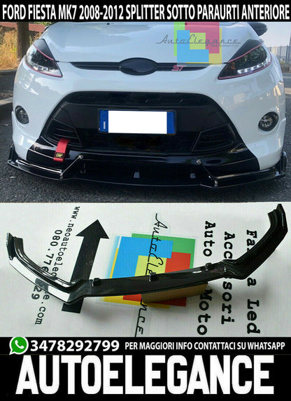 SKIRTS + DIFFUSER + SPLITTER FIESTA MK7