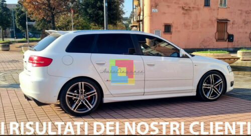 SIDE SKIRTS AUDI A3 8P 2005-2012 SPORTBACK LOOK SLINE UNDER DOOR ABS 