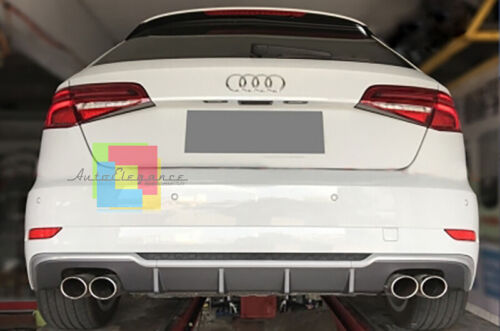 UNDER BUMPER FOR AUDI A3 8V SPORTBACK 2016-2019 RESTYLING DIFFUSER S3