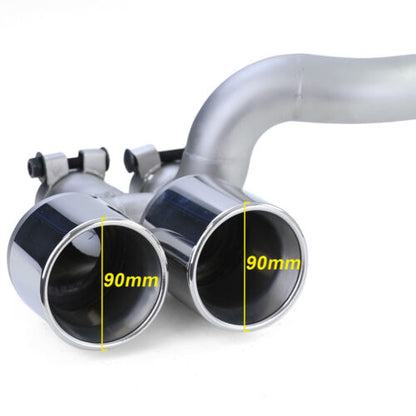 Duplex Sport Look Exhaust Pipe Conversion Suitable for BMW F10 F11 520 525 528 530 