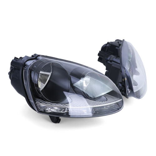 Set of black headlights sport version for VW Golf 5 + Jetta 3