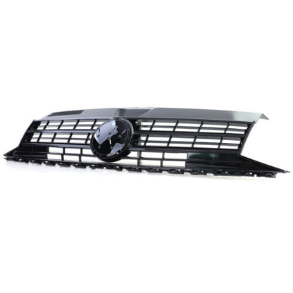 Glossy Black Radiator Grille Emblem for VW T6 Bus Transporter 15-19
