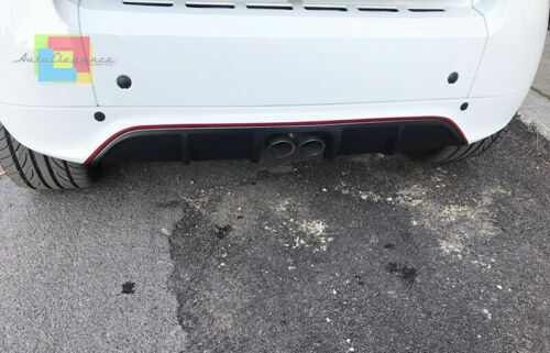 SMART FORTWO 451 2012-2015 REAR DIFFUSER SPOILER GLOSS BLACK .-.