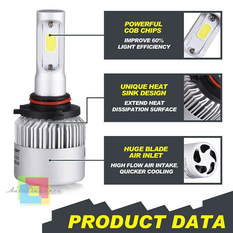 KIT LED LAMPADE ABBAGLIANTI & ANABBAGLIANTI PER SKODA SUPERB 2008-2013 -.