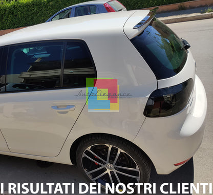 VW GOLF 6 VI 2008-2012 SPOILER TETTO POSTERIORE AGGIUNTIVO SPORTIVO ABS NERO