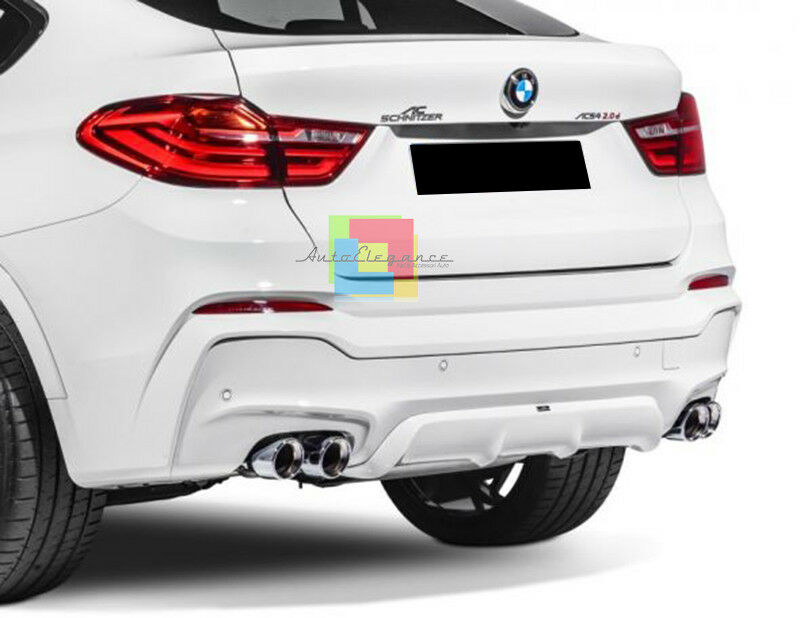 DIFFUSORE ACS POSTERIORE BMW X4 F26 DAL 2014+ SPOILER SOTTO PARAURTI M TECH