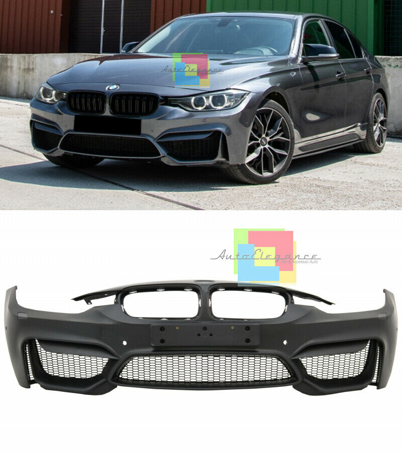 PARAURTI ANTERIORE LOOK M4 PER BMW SERIE 3 F30 F31 2011-2018 BERLINA TOURING