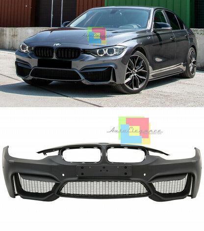 PARAURTI ANTERIORE LOOK M4 PER BMW SERIE 3 F30 F31 2011-2018 BERLINA TOURING