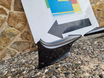 BMW SERIE 3 E92 E93 M 06-10 BAFFI SOTTO PARAURTI ANTERIORE CARBON LOOK M SPORT AUTOELEGANCERICAMBI