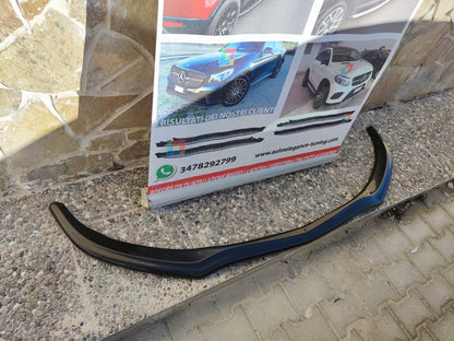 MERCEDES C C205 C63 AMG 2015-2018 FRONT BUMPER BLACK SPLITTER BLADE