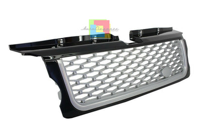 LAND ROVER RANGE ROVER SPORT 05-08 GRIGLIA ANTERIORE + LATERALI NERO / PLATINO