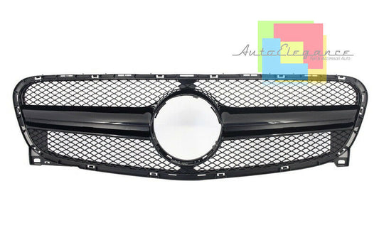 FRONT GRILLE MERCEDES GLA X156 2014 ONWARDS LIFT BLACK GRILLE AMG 45 -1-