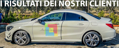 SPLITTER FOR MERCEDES CLA C117 BLADES UNDER SIDE SKIRTS ABS GLOSSY BLACK