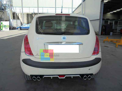 LANCIA YPSILON 843 REAR DIFFUSER UNDER BUMPER FOUR TERMINALS ABS