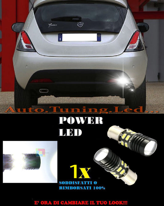 LAMPADA RETROMARCIA A LED P21W BA15 LANCIA YPSILON Y 6000K CANBUS NO ERROR