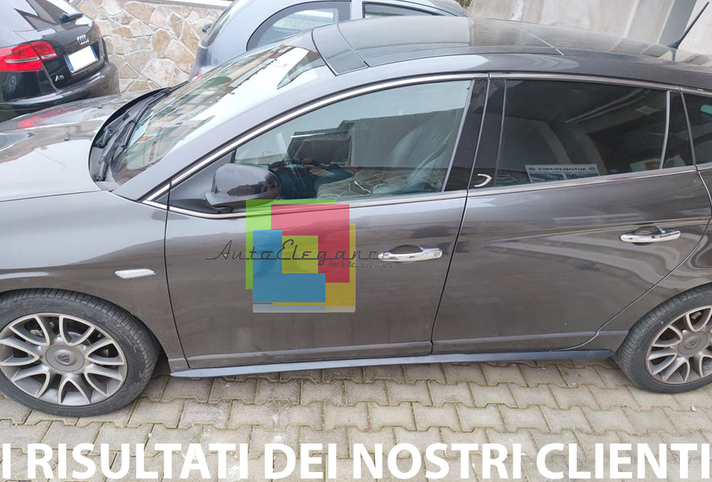 MINIGONNE LATERALI ABS PER LANCIA DELTA III 2008-2014 SOTTO PORTA SPORT