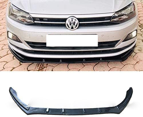 SPLITTER VW POLO AW1 2018+ UNDER FRONT BUMPER ABS GLOSSY BLACK