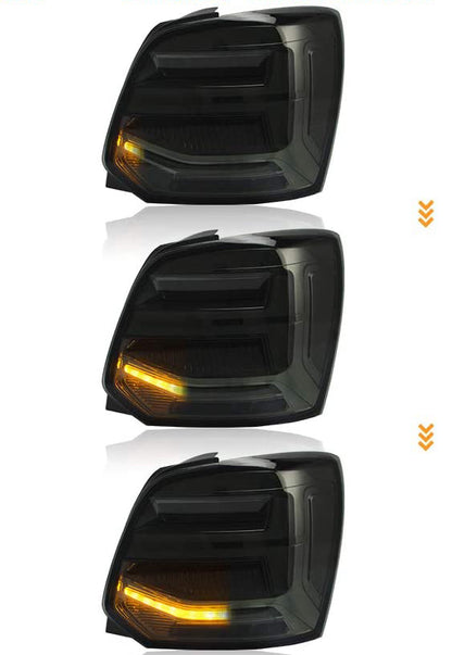 VW POLO 6R 2009-2017 REAR LIGHTS DYNAMIC INDICATOR LED FULL LED HEADLIGHTS BLACK