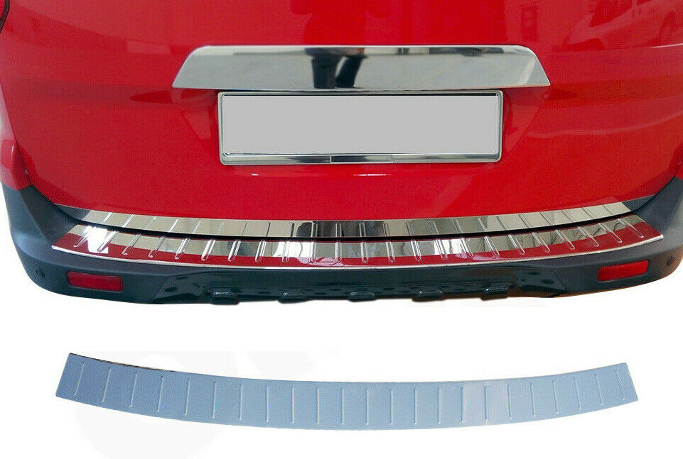 PIASTRA CROMATA PORTELLONE COFANO POSTERIORE FORD TOURNEO TRANSIT COURIER INOX