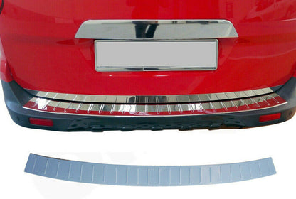 PIASTRA CROMATA PORTELLONE COFANO POSTERIORE FORD TOURNEO TRANSIT COURIER INOX