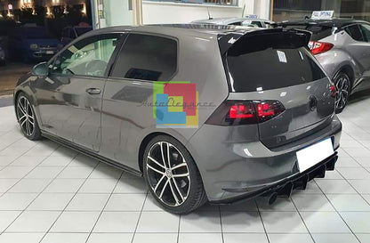 UNDER BUMPER VW GOLF 7 VII GTI FLAPS REAR SPOILER ABS SPORT LOOK