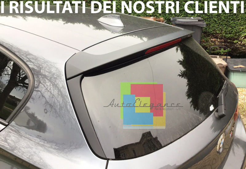 SPOILER TETTO POSTERIORE BMW SERIE 1 F20 2011-2019 M SPORT CON DEFLETTORI