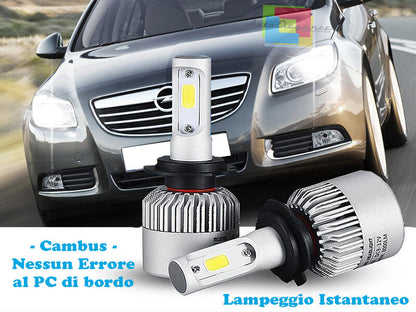 LED LOW BEAM LAMPS OPEL INSIGNIA 08-13 INSTANT 6000K CREE