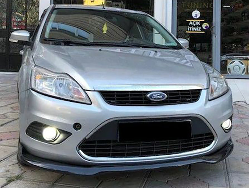 UNDER FRONT BUMPER FORD FOCUS II 2008-2011 SPLITTER GLOSSY BLACK 0246