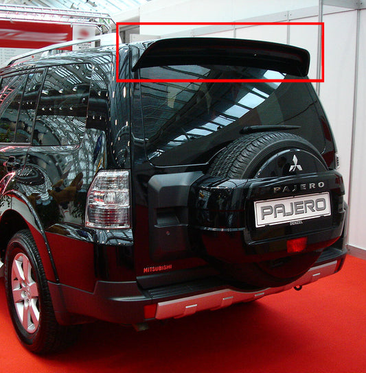 MITSUBISHI PAJERO 06-14 ALETTONE LOOK SPORTIVO SPOILER POSTERIORE SUL TETTO +