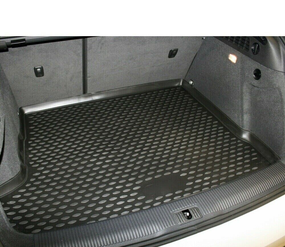 BLACK BOOT MAT Seat Leon III 5F in rubber with edge