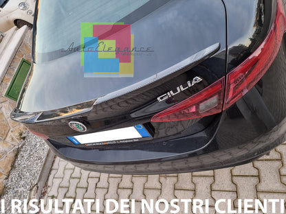 ALFA ROMEO GIULIA 2015-2021 HOOD SPOILER SPORTY DESIGN CARBON