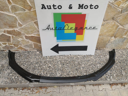 FRONT BUMPER ABS AUDI A6 4A C8 DESIGN RS6 SPLITTER GLOSSY BLACK