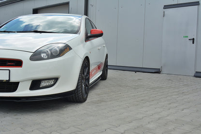 FIAT BRAVO II 2006-2014 SPLITTER UNDER SIDE SKIRTS ABS GLOSSY BLACK 0070