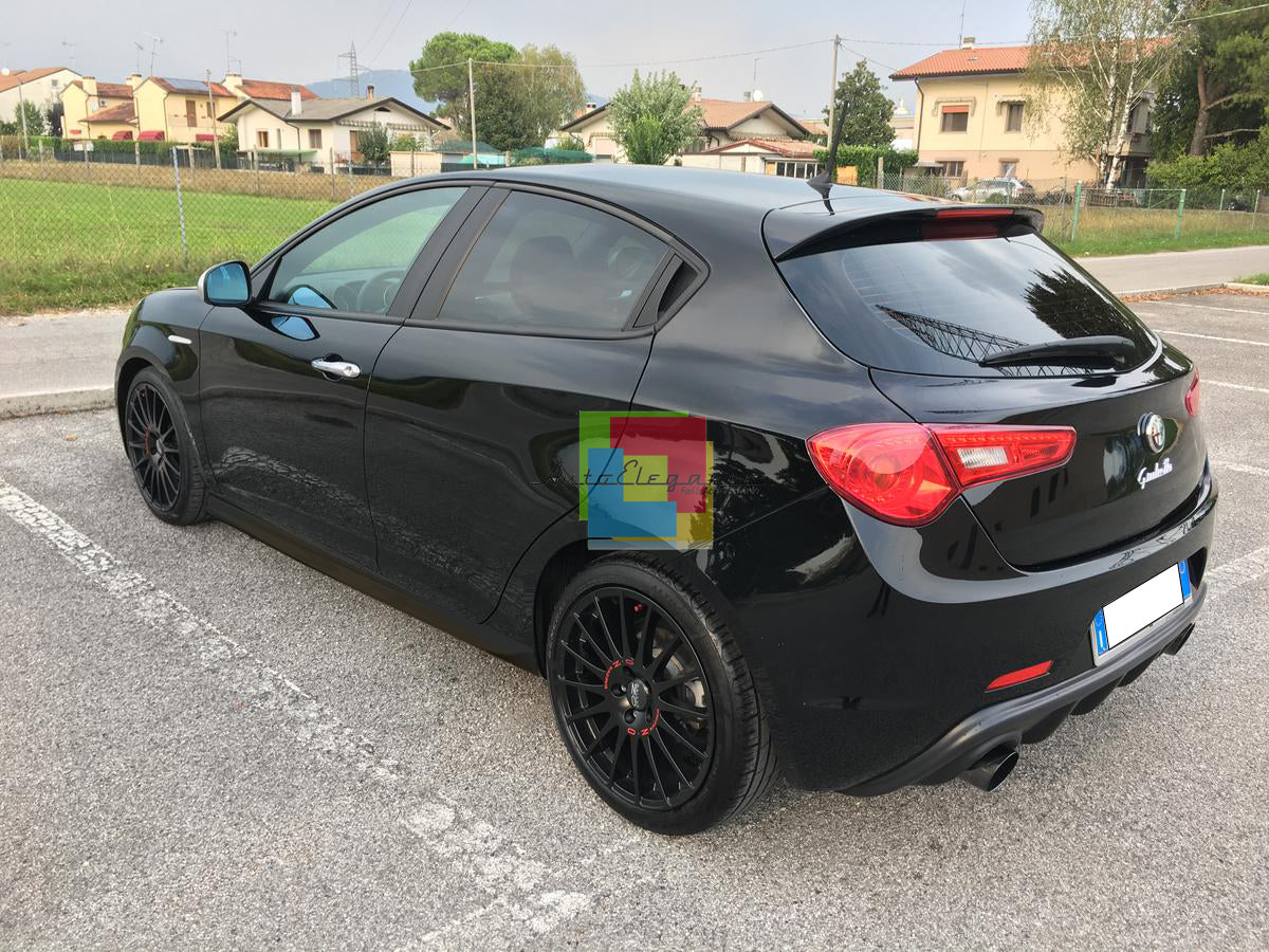 SIDE SKIRTS ALFA ROMEO GIULIETTA 2010-2020 UNDER DOOR GLOSSY BLACK 0121