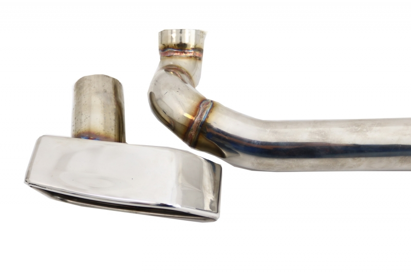Exhaust system suitable for BMW 5 Series F10 (2011-2017) with Square M550i M Look Tailpipes
