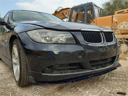 BMW SERIE 3 E90 E91 STANDARD SPLITTER PARAURTI ANTERIORE NERO LUCIDO AUTOELEGANCERICAMBI