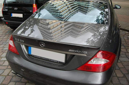 MERCEDES CLS W219 REAR SPOILER ON THE HOOD IN ABS AMG LOOK