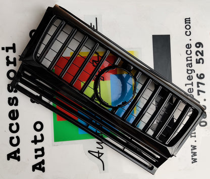 MERCEDES CLASSE G W463 1990-2014 GRIGLIA ANTERIORE AMG CALANDRA PROFILI NERI