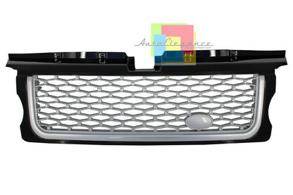 LAND ROVER RANGE ROVER SPORT 05-08 GRIGLIA ANTERIORE + LATERALI NERO / PLATINO