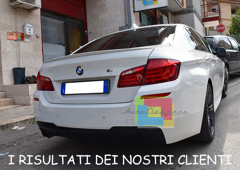 BMW SERIE 5 F10 BERLINA 2010-2017 SPOILER POSTERIORE SUL COFANO LOOK M .- AUTOELEGANCERICAMBI