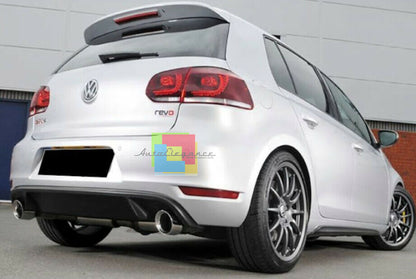 UNDER BUMPER SPOILER VW GOLF 6 VI 2008-2012 REAR DIFFUSER GTI ABS .-