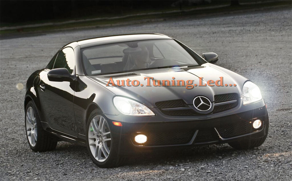 MERCEDES R171 04-11 - COPPIA LAMPADE H7 BLUE XENON BIANCO ANABBAGLIANTE 55W 12V