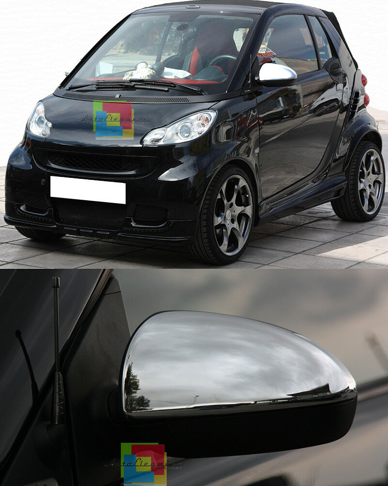 CALOTTE SPECCHI CROMATE ABS - COPERTURE SPECCHIETTI PER SMART 451 2007 IN POI AUTOELEGANCERICAMBI